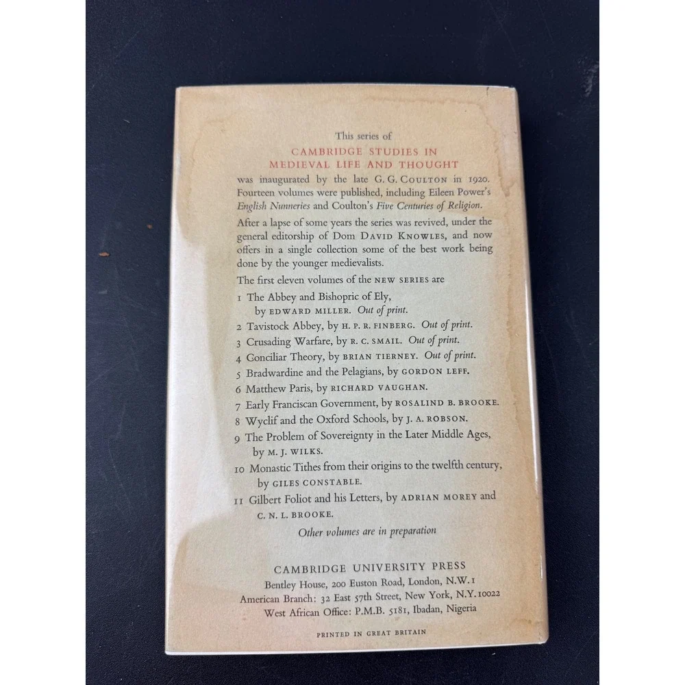 The Justiciarship in England 1066-1232 Francis‎ West Cambridge University Press